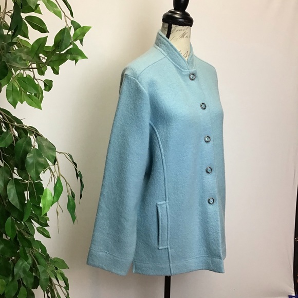 Norm Thompson-Boiled Wool Jacket - Picture 4 of 11